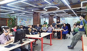 Офис Тензора в Казани: современный Open Space