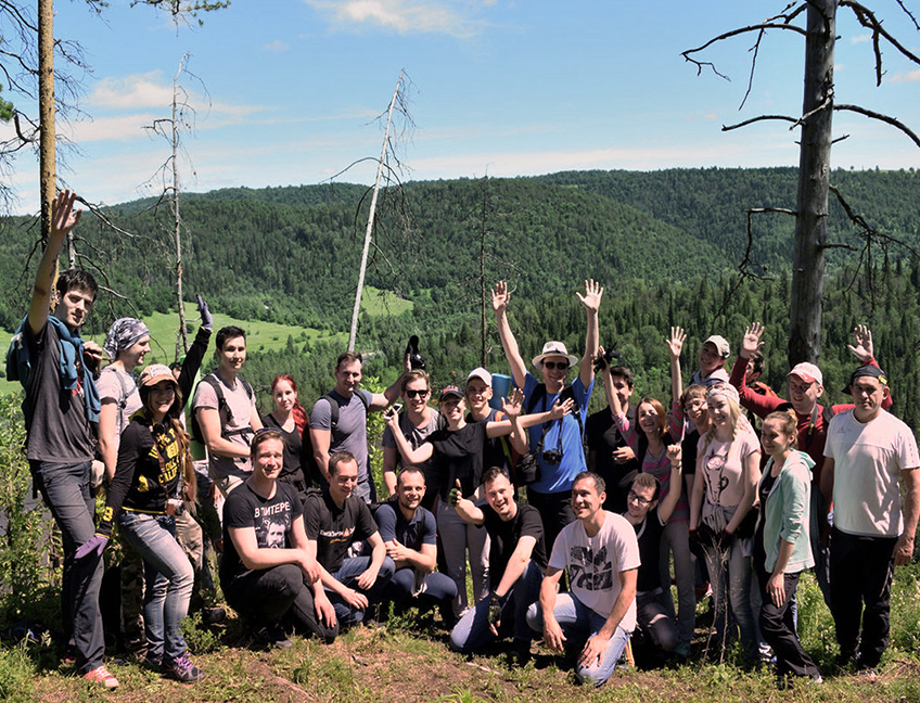 Тензор Уфа: корпоративный отдых сотрудников, выезд на природу.
