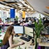 Тензор Кострома: Open Space в современном стиле, удобные рабочие места для сотрудников.