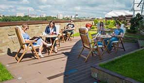 Зона отдыха под открытым небом. Тензор Ярославль.