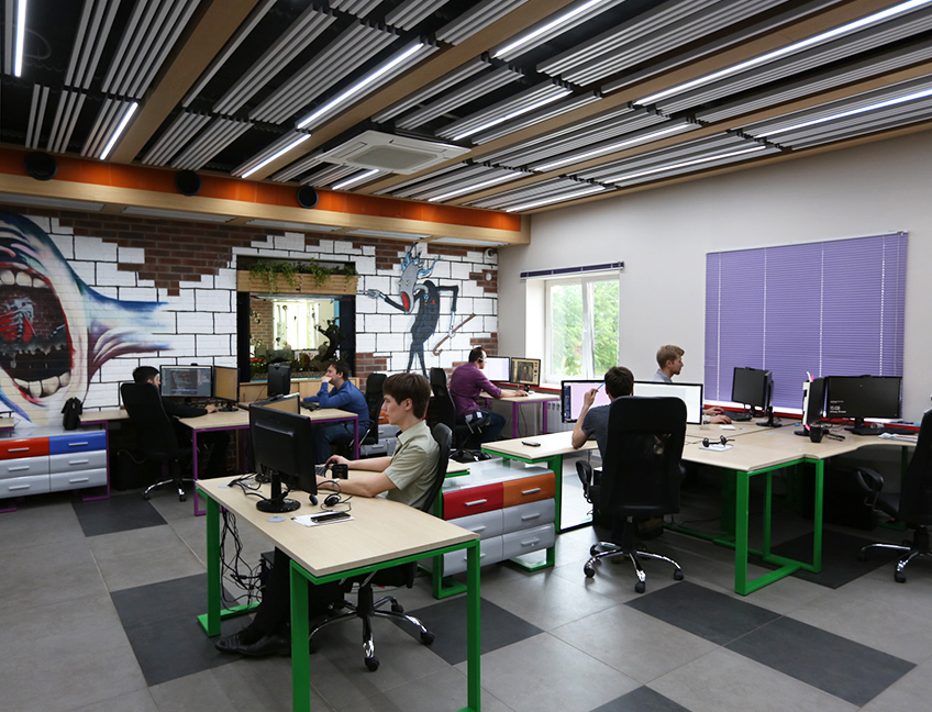 Тензор Санкт-Петербург, Open Space, современное рабочее пространство для сотрудников.