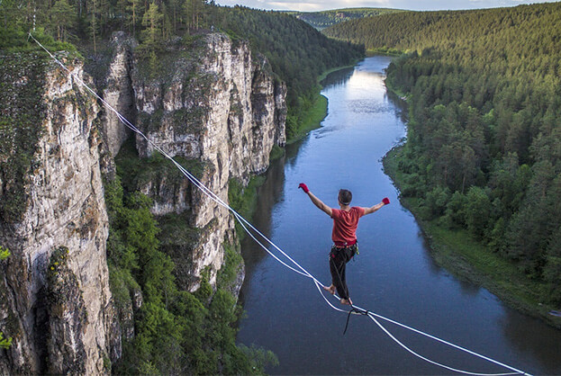 Активный отдых сотрудников компании Тензор, Медитация на высоте.